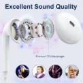 Type C Wired Headphones For Xiaomi 14 13 12 11 Pro Ultra Lite 3.5MM Earphone For Redmi POCO Huawei Samsung Earbuds Accessories - Image 2