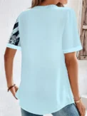 Women's Plus Size Shirt Summer Chic Elegant Shirt For Chubby Women's Fashion Shirt - Image 2