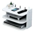 Wifi Storage Rack Bedroom Wall Wireless Perforation-Free Shelf Storage Box Hanging Wall Remote Control Shelf Set-Top Box Router - Image 6