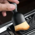 Car Interior Cleaning Tool Artificial Car Brush Crevice Dusting Detailing Car Air Vent Cleaning Soft Brush with Casing - Image 2