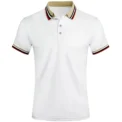 Men Summer Solid Casual Office Breathable Cotton Polo Shirt Fashion  Male Business High Quality Striped Short Sleeve Top - - Image 4