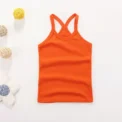 Hot Summer Cotton Girls Vest Sleeveless Solid Color T-shirts Tees Kids Children Tops Baby Girl Casual Clothes Tshirt 2-12 Years - Image 4