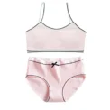 Girls Training Bras Panties Solid Kids Cotton Underwear Sets Teens Students Bra Vest and Panties Wireless Girls Cotton Bra 8-16Y - AliExpress 1501 - Image 2