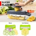Slicer, vegetable slicer, multifunctional vegetable slicer, slicer, slicer, slicer, cucumber slicer, egg strainer - Image 3