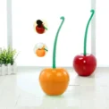 1pc Red Toilet Brush Creative Lovely Cherry Shape Lavatory Toilet Brush Holder Set Toilet Holder Bathroom Accessories - Image 4