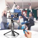 Bluetooth Wireless Selfie Stick Mini Tripod Monopod Remote Shutter With Fill Light for iPhone Samsung Xiaomi Phone Holder - Image 6