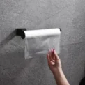 Stainless Steel Paper Towel Holder Self Adhesive Kitchen Roll Paper Holder No Punching Kitchen Bathroom Lengthen Storage Rack - Image 5