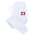Men's  Printed Sports Pants Warm Running Outdoor Straight Leg Casual Trousers Autumn Winter New Fashion Men's Wear - Image 4
