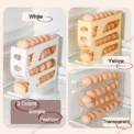 Household Automatic Rolling Egg Storage Box Kitchen Refrigerator Side Door Egg Preservation Rack 30 Egg Boxes 3layer Egg Storage - Image 3