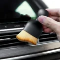 Car Interior Cleaning Tool Artificial Car Brush Crevice Dusting Detailing Car Air Vent Cleaning Soft Brush with Casing - Image 3