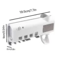 Toothbrush Holder Wall Mounted Solar UV Light Ultraviolet Toothbrush Sterilizer Automatic Toothpaste Holders Bathroom Accessory - Image 6