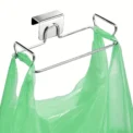 [Stainless Steel Garbage Rack] 1 set of Stainless Steel Kitchen Garbage Rack - Household Wall Mounted Plastic Bag Storage