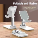 Mobile Phone Stand Desktop Support Stand Rotatable Folding Phone Stand Ipad Support Stand Alloy Metal Portable Lifting Stand -