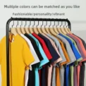 New Summer Solid Color Short Sleeve T-Shirt For Men And Women Slimming Classic Versatile Inner Single Top Crew Neck Design - Image 2
