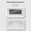 Bathroom Waterproof Phone Holder Home Wall Phone Case Stand Box Self-adhesive Touch Screen Phone Bracket Shower Sealing Storage - Image 5