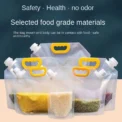 Household Food Grade Large Diameter Sealed Bag Spout Bag Kitchen Supplies Grain Storage Bag Food Packaging Kitchen Accessories - Image 2