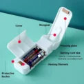 Mini Heat Bag Sealing Machine Package Sealer Thermal Plastic Food Bag Closure Portable Sealer Packing Kitchen Tools - Image 5