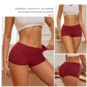 4PCS Women's Panties Cotton Seamless Sports Boxers Underwear Female Solid Color Briefs Cozy Lingerie Intimate Underpants XS-XL - Image 3