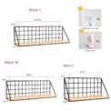 Wall Mounted Shelves Without Drilling Wood Hanging Shelf For Living Room Bedroom Storage Basket Wall Decoration Rack Organizers - Image 6