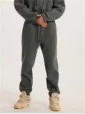 Casual Drawstring Sport Pants Women Winter Fleeced Lined Pocket Fashion Solid Jogger Streetwear Female Long Trousers Sweatpants - - Image 4