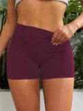 Women High Waist Butt Lift Sports Short Pants High Stretch Qyuick-Drying Breathable Yoga Shorts Athletic Tights - Image 6