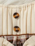 New Baby Girls Autumn Long Sleeve With Bow Plaid Fahion Cute Dress - Image 6
