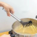 Stainless Steel Noodle Tongs Non-slip Handle Heat-resistant Chuck Easy To Store Multi-functional Food Tongs - - Image 4