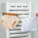 2/6Pcs Bathroom Shower Towel Holder Hanger Heated Radiator Rail Hooks Clips Storage Racks Clothes Scarf Hanger Hooks - Image 5