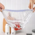 500/50Pcs Disposable Food Cover Fruit Food Cover Elastic Plastic Shower Cap Food Grade Storage Bag Kitchen Organizer Cling Film - AliExpress 15 - Image 4