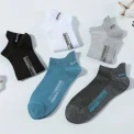 10 Men's Socks High Quality Women's Low Cut Round Neck Ankle Socks Sports Mesh Breathable Summer Autumn Men's Boat Socks - - Image 3