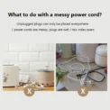 Power Cord Organizer Self-adhesive Rubber Electrical Appliances Wire Clamps Durable Charging Cable Holder for Home - Image 6