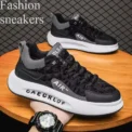 New  Trend Men's Vulcanize Shoes Thick Platform Sneakers Stylish Athletic Shoes for Men Leisure Casual Flats Sports Footwear - Image 2