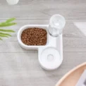 Corner Dog Bowl Pet Automatic Feeder Small Dog Cat Drinking Bowl For Dog Water Drinking Cat Feeding Large Capacity Dispenser - Image 3
