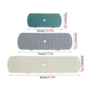 Kitchen Silicone Faucet Mat Water Ripples Faucet Water Catcher Mat Large Sink Splash Pad Countertop Protector Bathroom - Image 6
