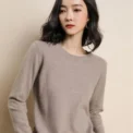 Women Sweater O-neck Autumn Winter Basic Pullover Warm Casual Pulls Jumpers Korean Long-sleeved Solid Knitwear Bottoming Shirt - Image 2
