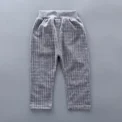 Child long sleeve suit 2-piece set 0-5 years old Baby boy Lapel shirt with tie - Image 4