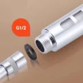 New 5-mode High Pressure Water-saving Filter Shower Head Handheld Shower Head One-button Stop Bathroom Accessories Set - Image 6