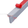 Rubber Silicone Shower Barrier Water Stopper Bathroom Waterproof Strip Water Retaining Strip Bendable Door Bottom Sealing Strip - Image 2