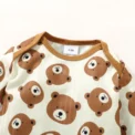 Newborn Baby Boy Romper Long Sleeves Cute Bear Print Bodysuit Spring Autumn Infant Boy Casual Jumpsuit Clothing for 0-18 Months - Image 2