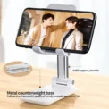Desk Mobile Phone Holder Stand For IPhone IPad Xiaomi Adjustable Desktop Tablet Holder Universal Table Cell Phone Stand - Image 4