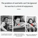 2PCS Universal Car Seat Belt Cover Adjustable Plush Car Safety Belt Cover Shoulder Pad for Kids Adults Car Interior Accessories - Image 4