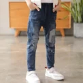 DIIMUU 4-11 Years Kids Jeans Trousers Clothing Boy Jeans Children Denim Pants Spring Autumn Baby Long Pants Toddler Bottoms - Image 2
