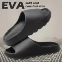 Coconut Slippers Cloud Thick-soled Sandals Summer Fashion Soft Bottom Beach Men Slippers Women's Sandals EVA Slides - Image 2