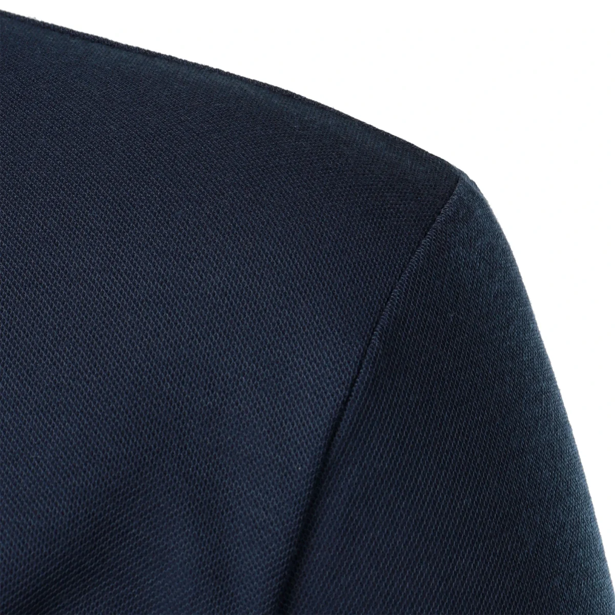 Men's casual fashion solid color short sleeve top lapel men's short sleeve T-shirt Casual fashion solid color top short sleeve - Image 6