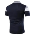 New men's color block top for foreign trade, seasonal men's polo - Image 2