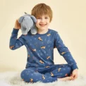 New Teens Baby Boy Pajamas Autumn Long Sleeve Children's Clothing Sleepwear Cotton Pyjamas Sets For Kids 4 6 8 10 12 14 Years