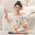 2 4 6 8 10 12 14 Yrs Boys Pajamas Baby Winter Bed Set Sleepwear Children's Clothing Girls Cartoon Pijamas Loungewear Kids Pijama - - Image 3