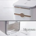 Toilet Paper Holder Reel Tissue Storage Box Wall-Moun Bathroom Rack Waterproof Paper Tissue Holder Punch-free Bathroom accessory - Image 3