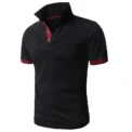 Summer Business Men's Polo Shirt Solid Short Sleeve Youth Popular Casual Polo Shirt T-shirt - Image 3