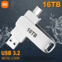 Xiaomi 16TB 3.2 Flash Drives High Speed USB Transfer Metal Pendrive Memory Card Pendrive Flash Disk Memoria Waterproof Stick